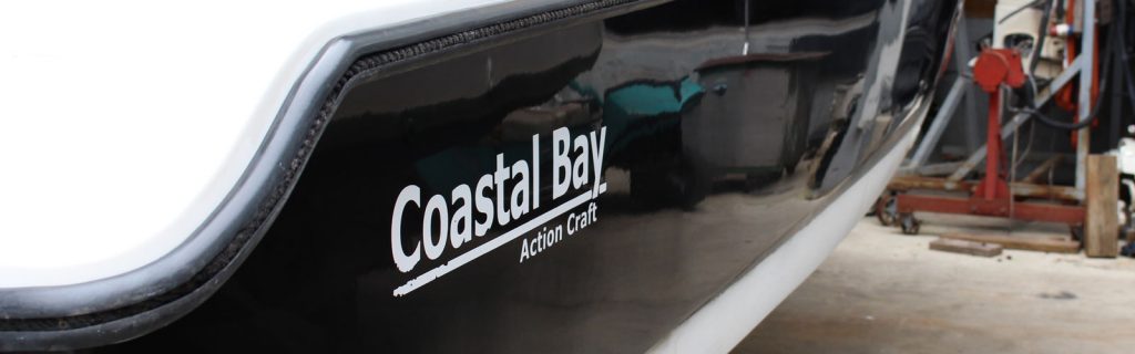 Reflection and restoring black color for Coastal Bay boat