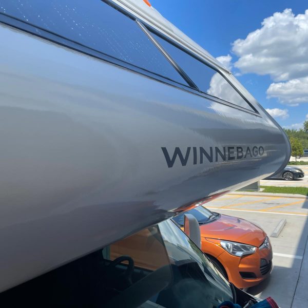 RV Cap Kit Applied to Winnebago