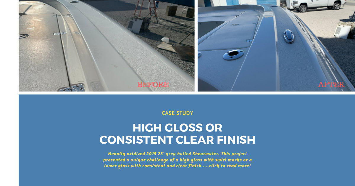Restoring Oxidized Gelcoat Boat Gelcoat Restoration Glidecoat