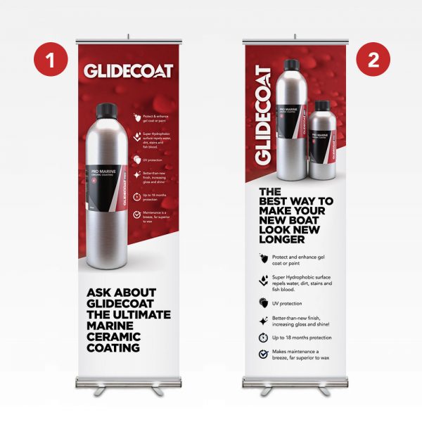 Glidecoat Retractable Banner - 23.5"x79"
