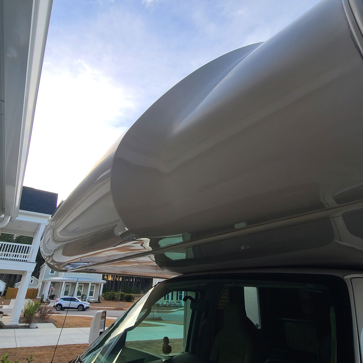 travel trailer nose cap